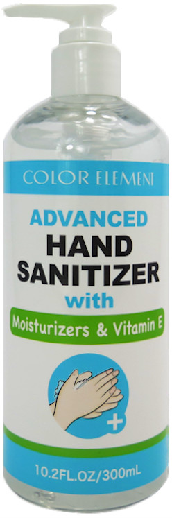 Color Element Hand Sanitizer with Moisturizers & Vitamin E - 10.2 oz. with pump