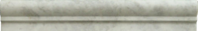 Alicha White Marble Liner Polished Ogee 2" x 12" (SFD159)