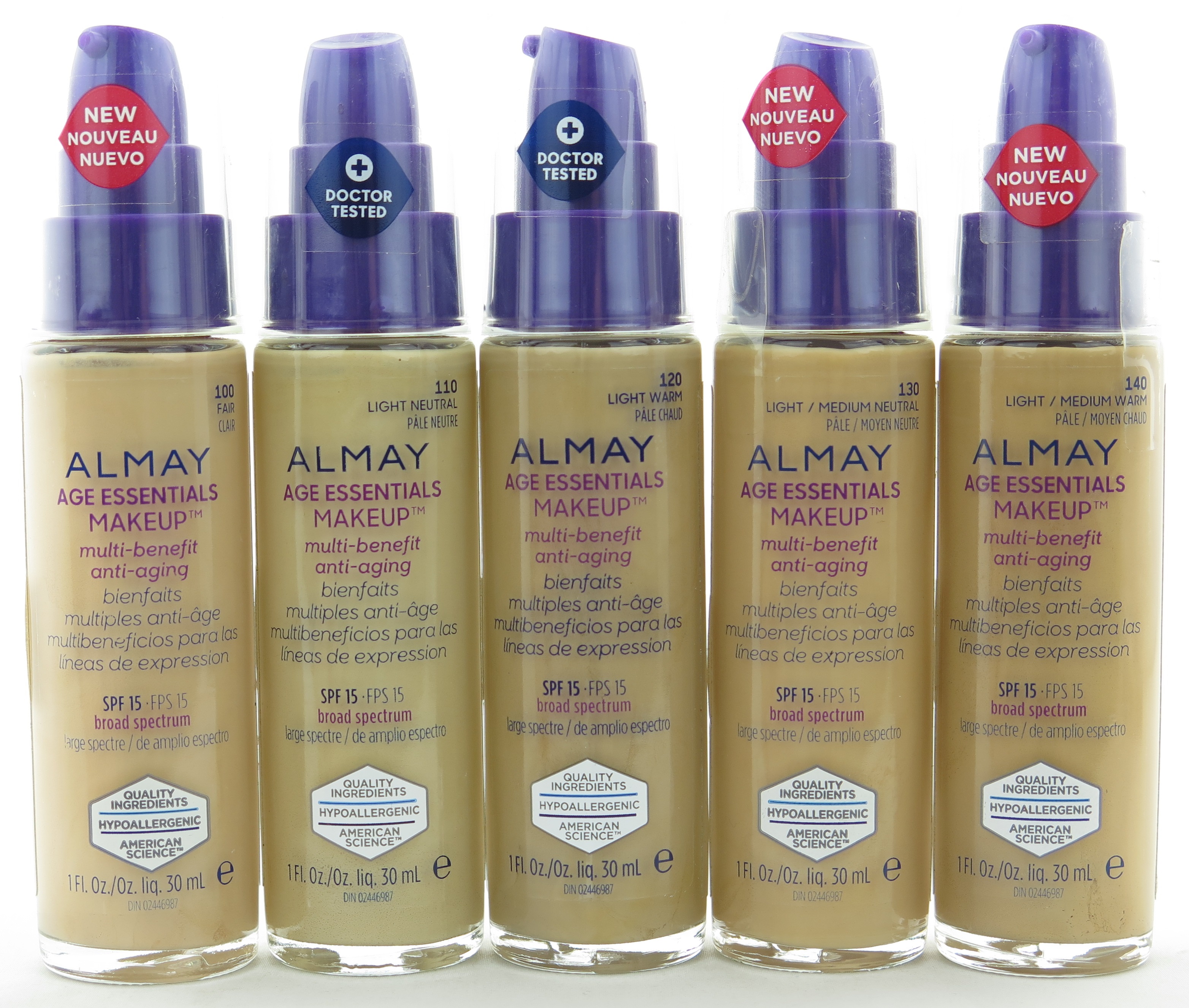 Almay Age Essentials  Multi-Benefit Anti-Aging Makeup - Assorted