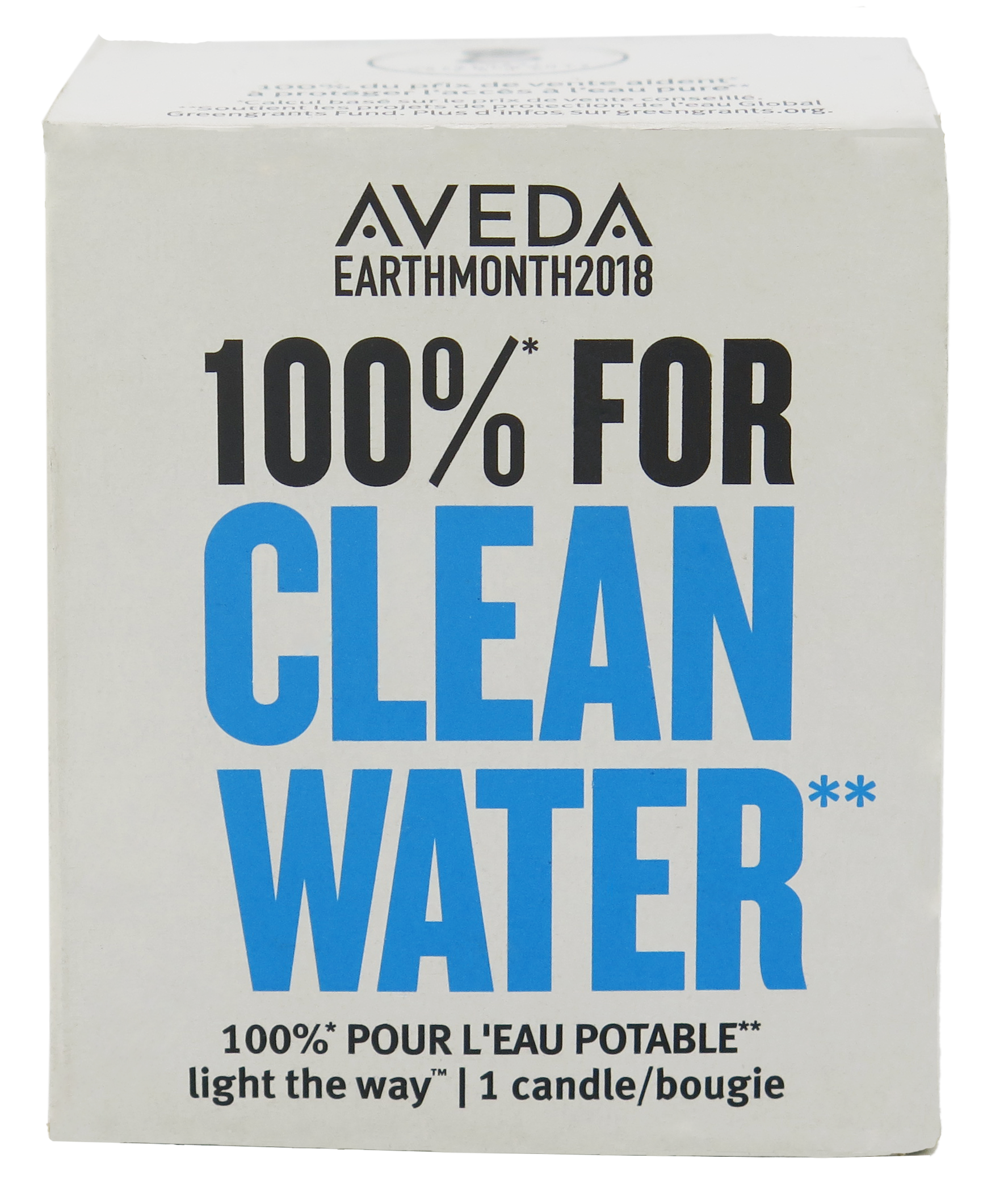 Aveda 100% for Clean Water Light The Way Candle 3.4 Fl oz