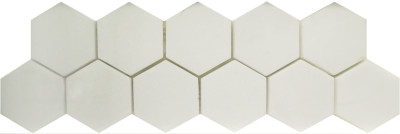 Thassos 2" Hexagon Polished Mosaic (BAY0063)