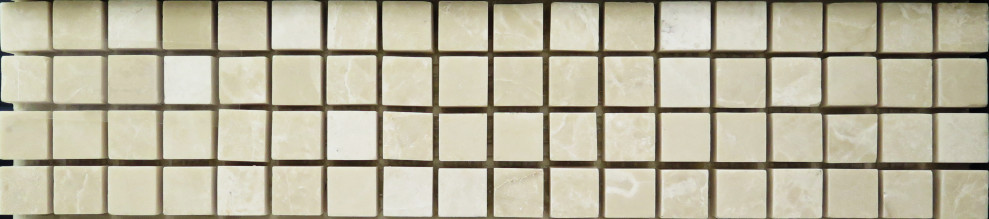 Botticcino Polished 5/8" x 5/8" Mosaic (BAY0112)