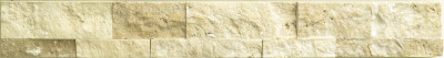 Ledger Panel Mix Travertine (Walnut-Ivory) 6" x 24" (BAY0159)