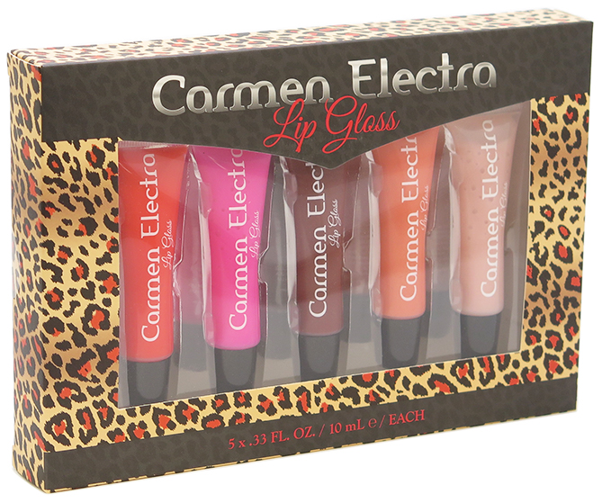 Carmen Electra Lip Gloss 5 Piece Gift Set