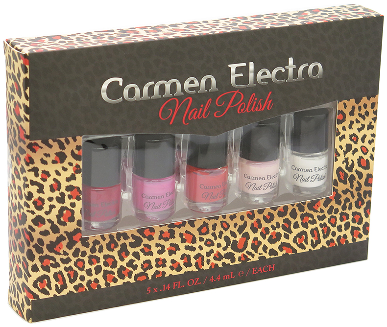 Carmen Electra Nail Polish 5 Piece Gift Set