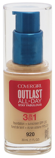 CoverGirl Outlast All Day Stay Fabulous 3 in 1 Foundation & Sunscreen - Assorted
