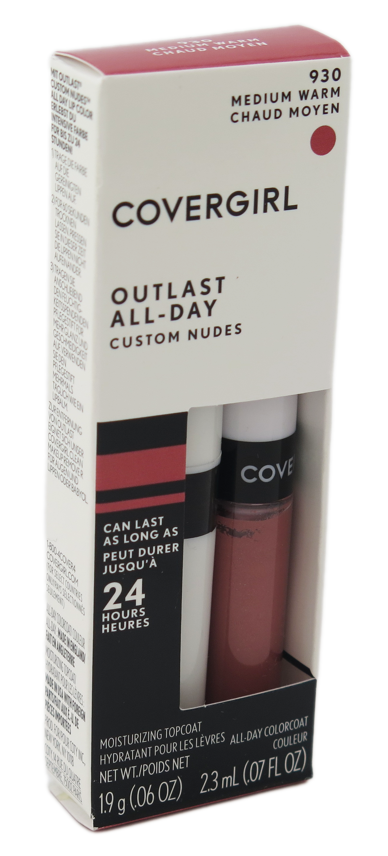 CoverGirl Outlast All-Day Lip Color Custom Nudes - Assorted