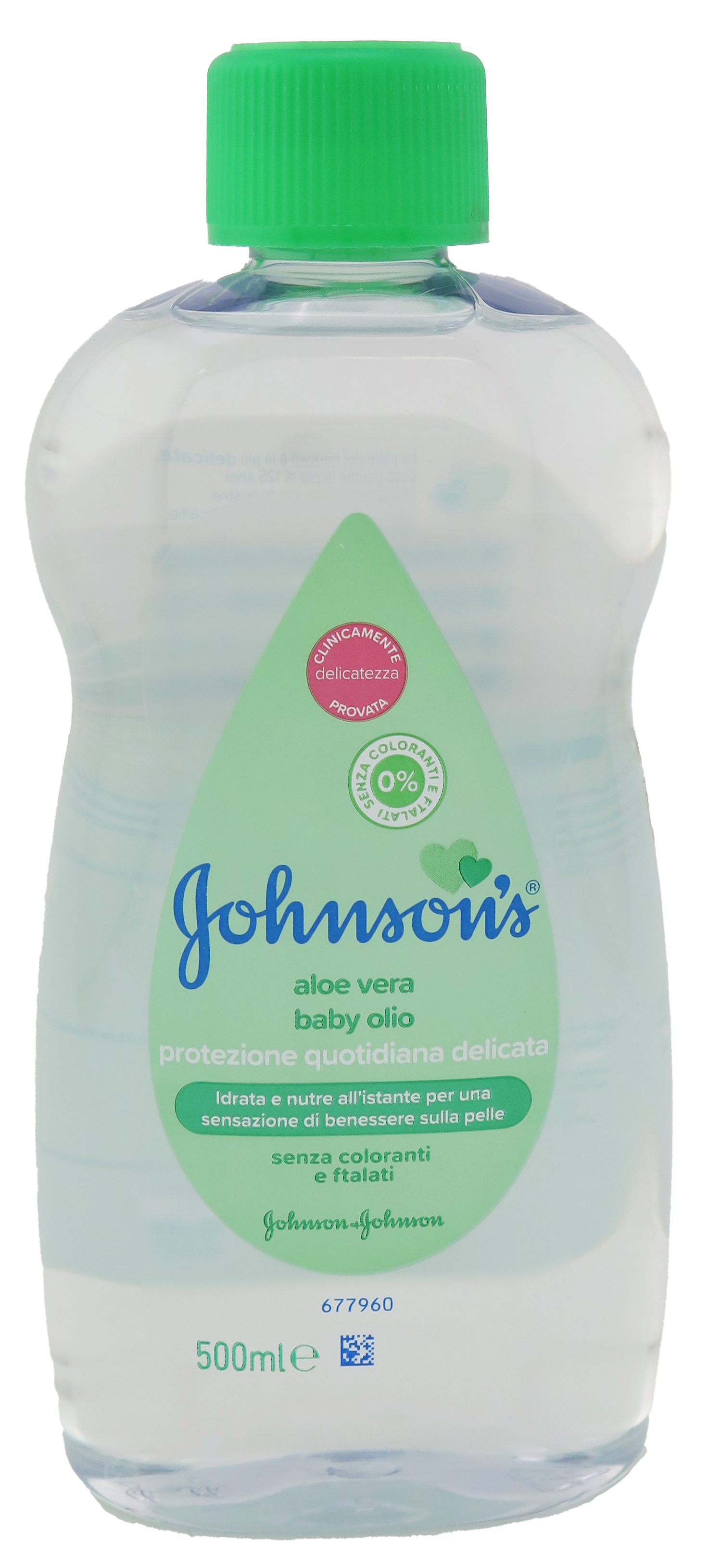 Johnson's Baby Oil Aloe 500ml/16.9oz