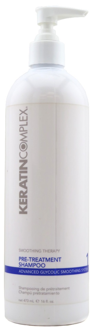 Keratin Complex Smoothing Therapy Advanced Glycolic Smoothing System 1 Pre-Treatment Shampoo 16 oz.