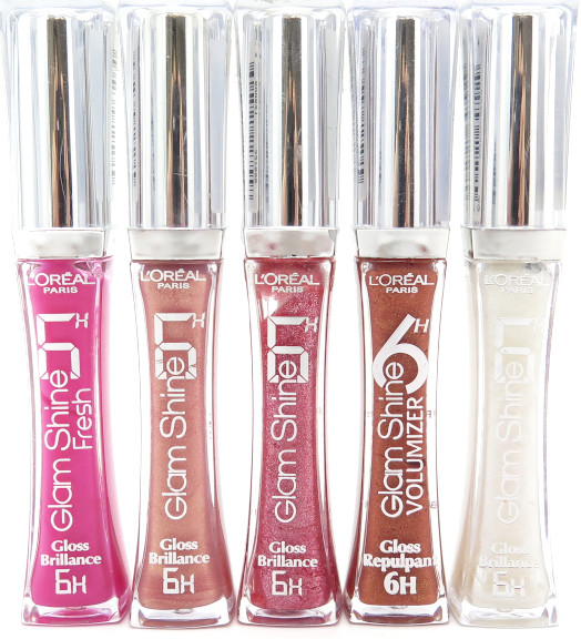 L'Oreal Glam Shine 6H Lip Gloss - Assorted