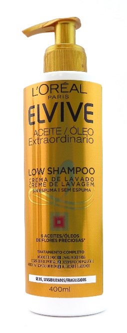 L'Oreal Elvive Aceite Extraordinario Low Shampoo for Dry and Brittle hair 400 ml