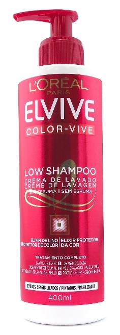 L'Oreal Elvive Color - Vive Low Shampoo for Color Treated hair 400 ml