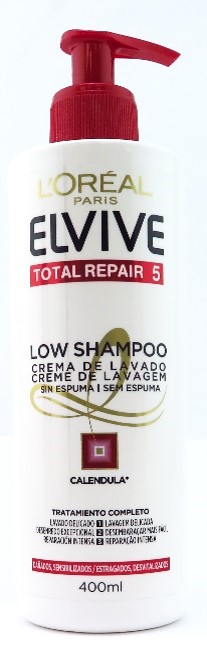 L'Oreal Elvive Total Repair 5  Low Shampoo for Damaged hair 400 ml