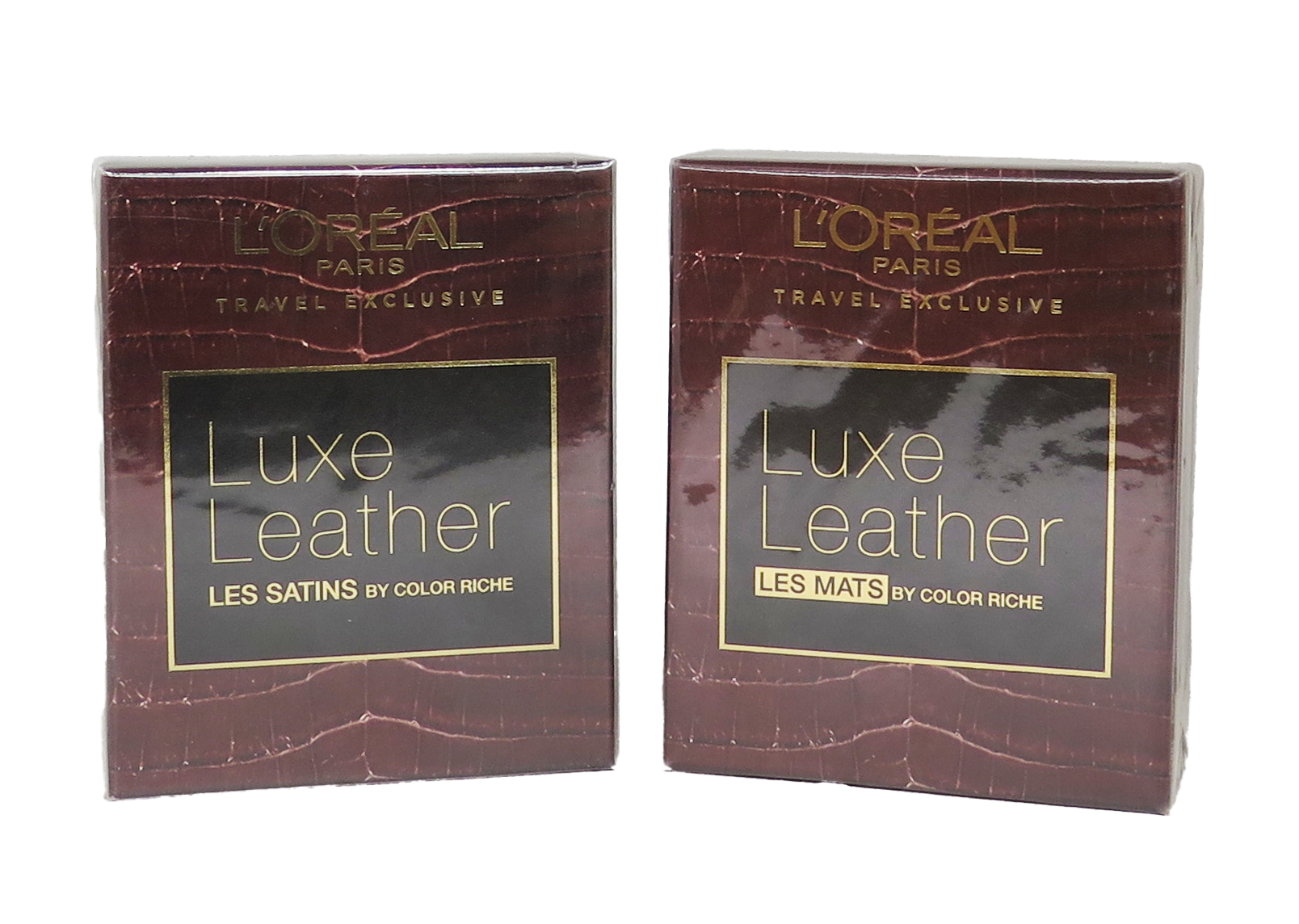 L'Oreal Paris Travel Exclusive Luxe Leather Color Riche 3 pcs, 4.8g / 0.17 FL. OZ - Assorted