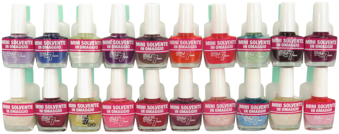 Maybelline Super Stay 7 Days Nail Polish + Dr. Rescue Nail Polish Remover - Assorted
