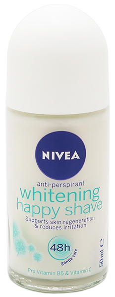 Nivea Whitening Happy Shave Roll On Deodorant 1.69 fl oz (50ml)