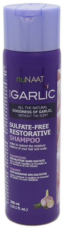 nuNaat Garlic Restorative Shampoo. Helps To Restore The Moisture Balance Of Your Hair & Scalp 10.1 fl oz