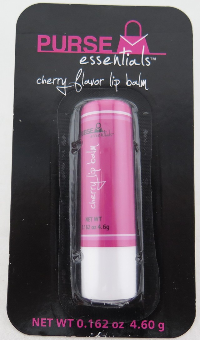 Purse Essentials Cherry Flavor Lip Balm