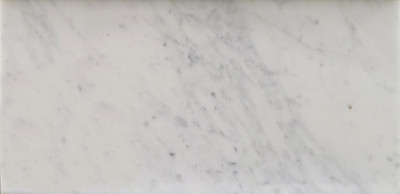 Bianco Carrara Marble Tile Polished 6" x 12" (SFD119)