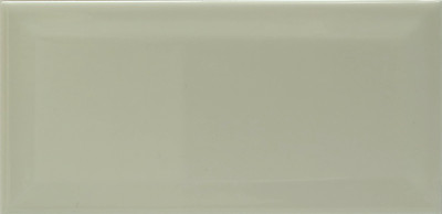 Premium Ceramic Subway Tile Light Grey Glossy Big Beveled 4" x 8" (SFD224)